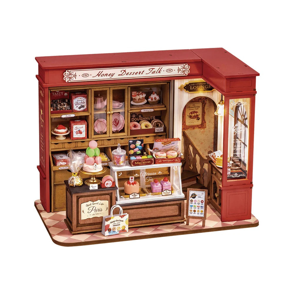 Robotime Honey Dessert Talk DIY Miniature House — DIY Minature House Kit