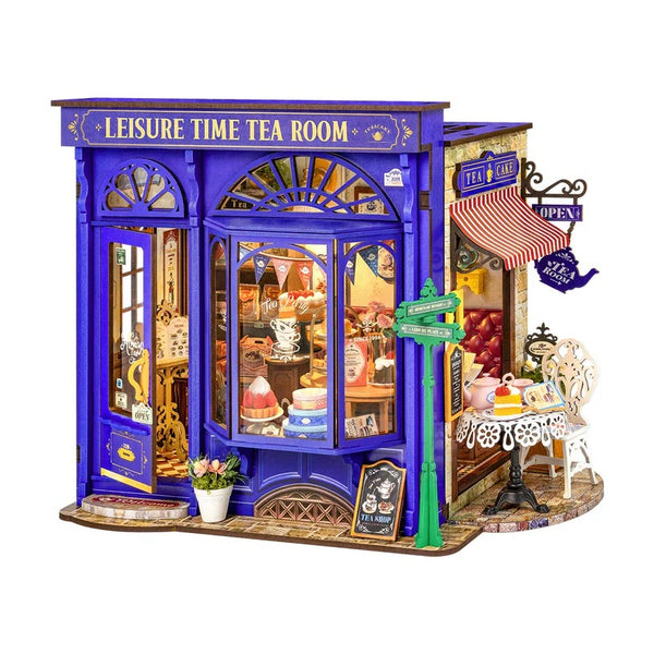 Robotime Leisure Time Tea Room DIY Miniature House — DIY Minature House Kit