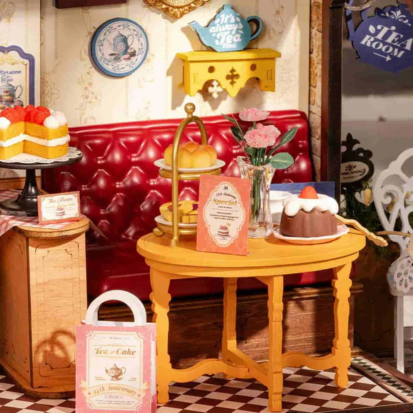 Robotime Leisure Time Tea Room DIY Miniature House — DIY Minature House Kit