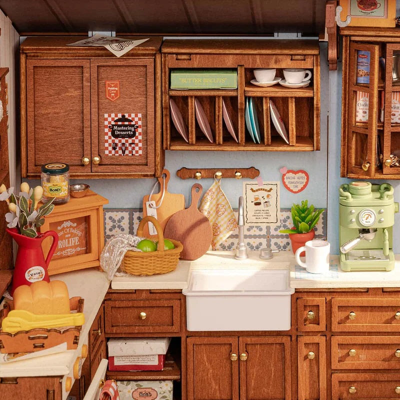 Robotime Baking Kitchen, DIY Miniature House — DIY Minature House Kit