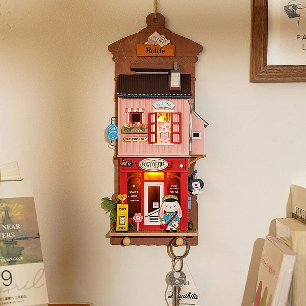 Robotime Wall Hanging Series; Love Post Office — DIY Home Decor