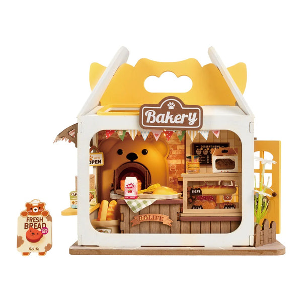 Robotime Teddy's Breadbox Shop DIY Miniature House Kit — DIY Minature House Kit