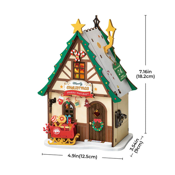 Robotime Twinkling Christmas House, Super Mini Houses - Little Warm Spaces — DIY Home Decor