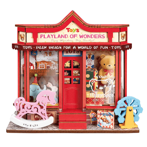 Robotime Whimsey Toy Shop, Super Mini Houses — DIY Home Decor
