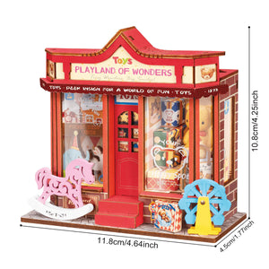 Robotime Whimsey Toy Shop, Super Mini Houses — DIY Home Decor
