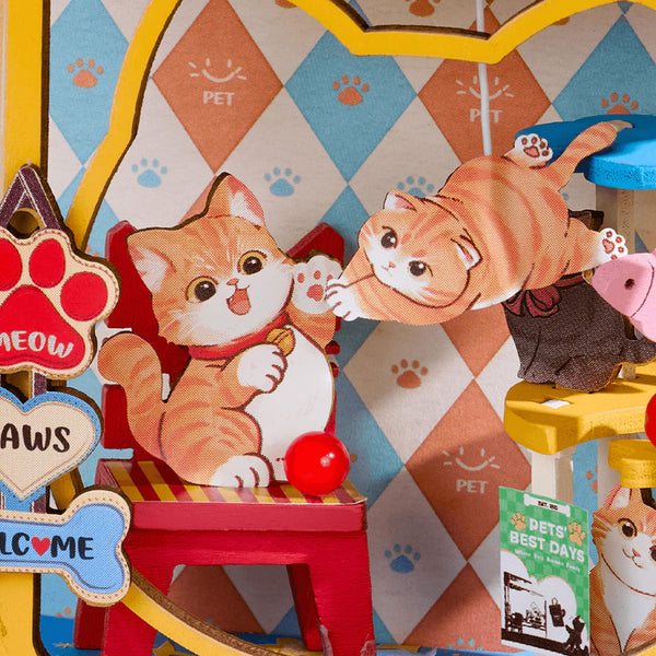 Robotime Perfect Paw Shop, Super Mini Houses — DIY Home Decor