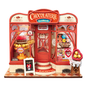 Robotime Sweet Chocolate Shop, Super Mini Houses — DIY Home Decor