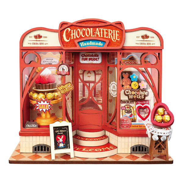 Robotime Sweet Chocolate Shop, Super Mini Houses — DIY Home Decor