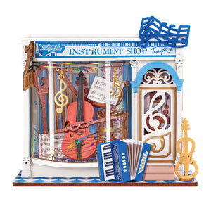 Robotime Melody Instrument Shop, Super Mini Houses — DIY Home Decor