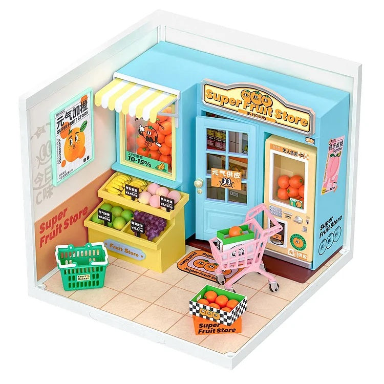 Robotime Super Store Series; Daily VC Fruit Store