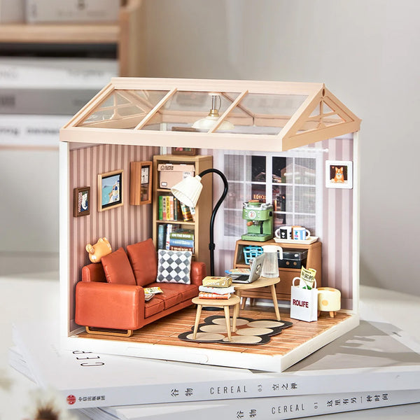 Rolife - Cozy Living Lounge Super Creator Miniature House DW007