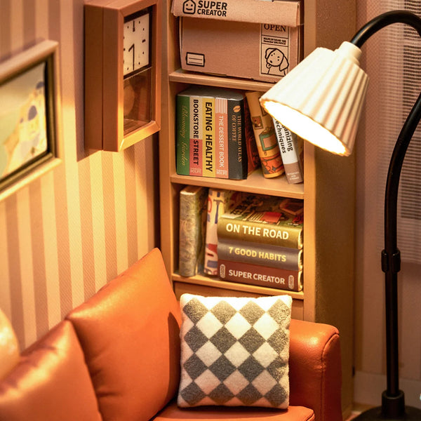 Rolife - Cozy Living Lounge Super Creator Miniature House DW007