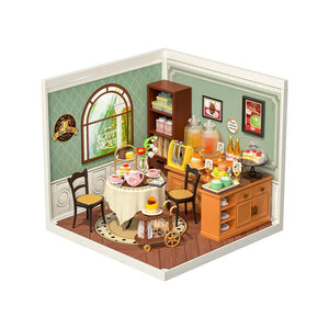 Robotime Sweet Sips Tea DIY Plastic Miniature House