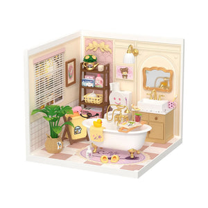 Robotime Pop Bubble Bathroom Plastic DIY Miniature House