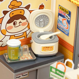 Robotime Night Out Food Stall, DIY Miniature House — DIY Home Decor
