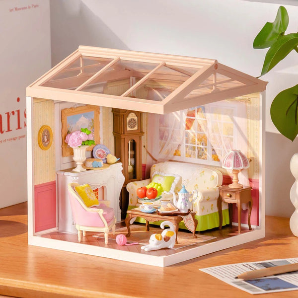 Robotime Holiday Tea Time, DIY Miniature House — DIY Home Decor