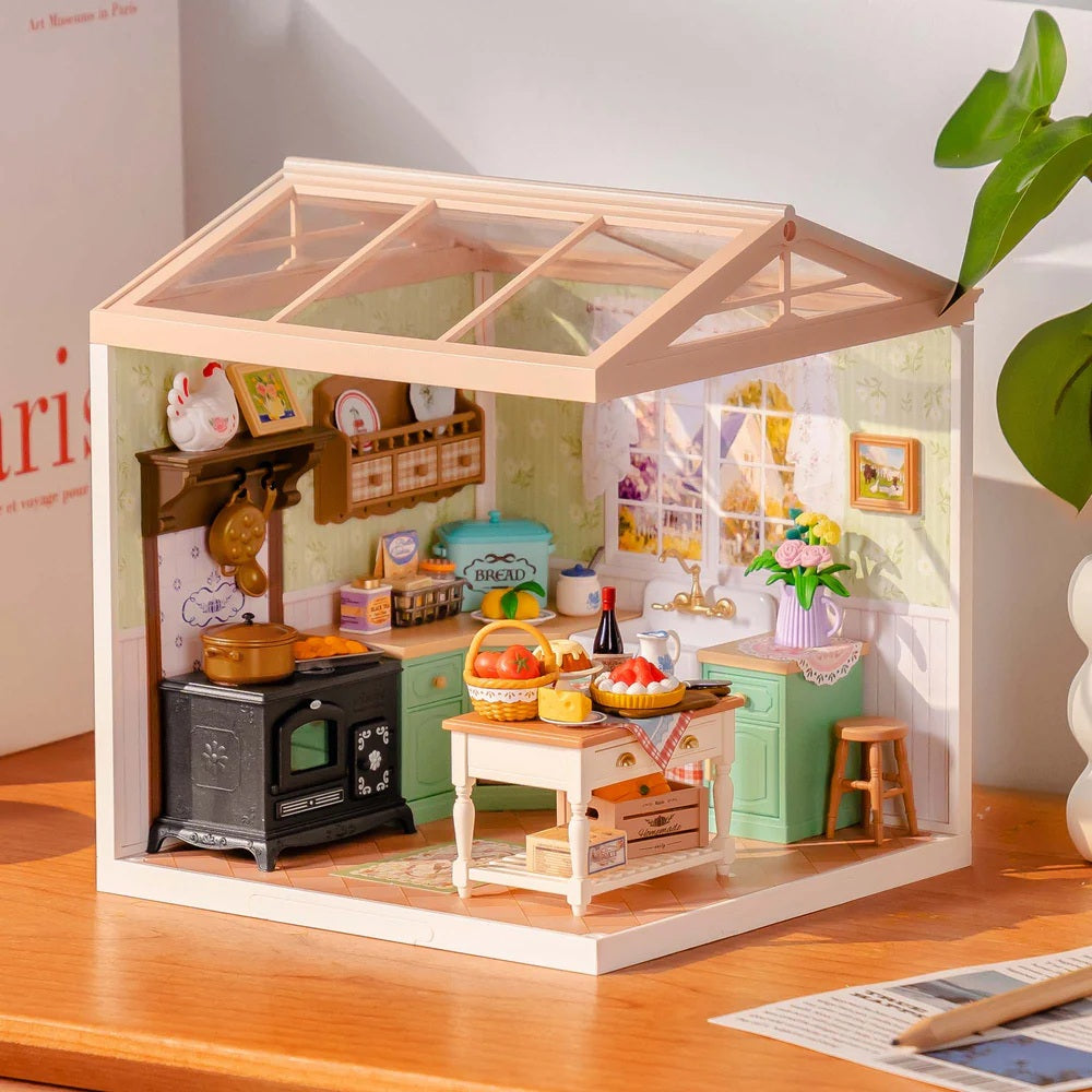 Robotime Farmhouse Kitchen, DIY Miniature House — DIY Home Decor