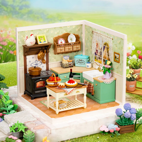 Robotime Farmhouse Kitchen, DIY Miniature House — DIY Home Decor