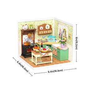 Robotime Farmhouse Kitchen, DIY Miniature House — DIY Home Decor
