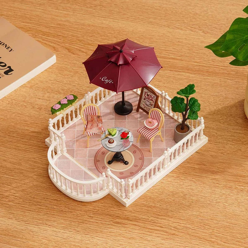 Robotime Chic Cafe Terrace Super Creator Extension Pack
