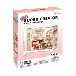 Robotime Honey Tea Lounge, DIY Miniature House — DIY Home Decor