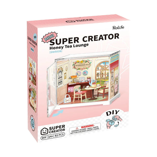 Robotime Honey Tea Lounge, DIY Miniature House — DIY Home Decor