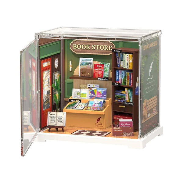 Robotime Memory Book Store, DIY Miniature House — DIY Home Decor