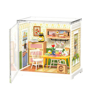 Robotime Floral Dinig Room, DIY Miniature House — DIY Home Decor