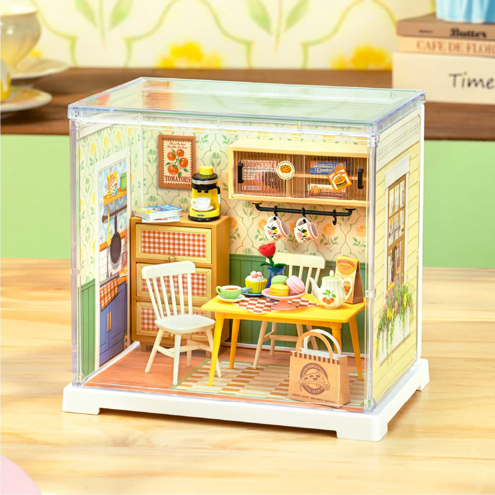 Robotime Floral Dinig Room, DIY Miniature House — DIY Home Decor