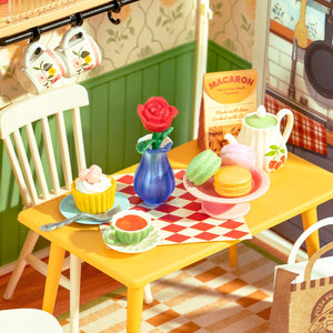 Robotime Floral Dinig Room, DIY Miniature House — DIY Home Decor