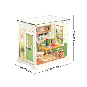 Robotime Floral Dinig Room, DIY Miniature House — DIY Home Decor