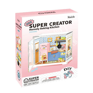 Robotime Homely Baking Kitchen, DIY Miniature House — DIY Home Decor
