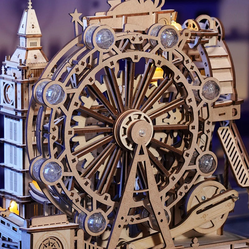 Robotime Marble Travel, London Marble Run Wooden 3D Puzzle