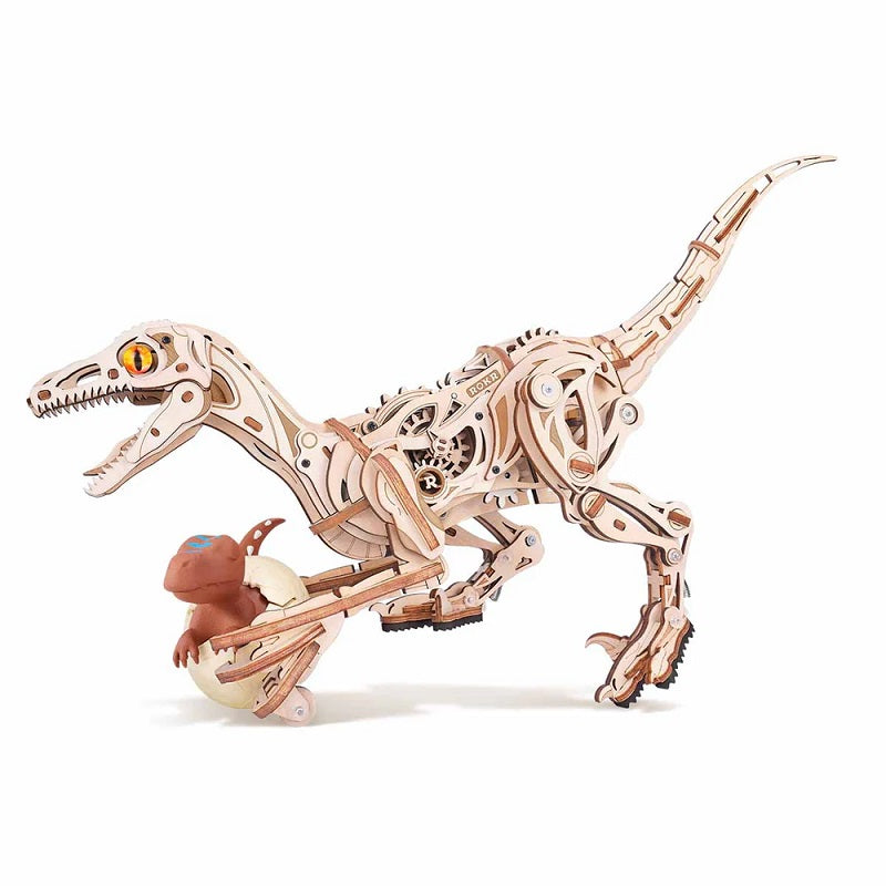 Robotime Velociraptor Mechanical 3D Wooden Puzzle