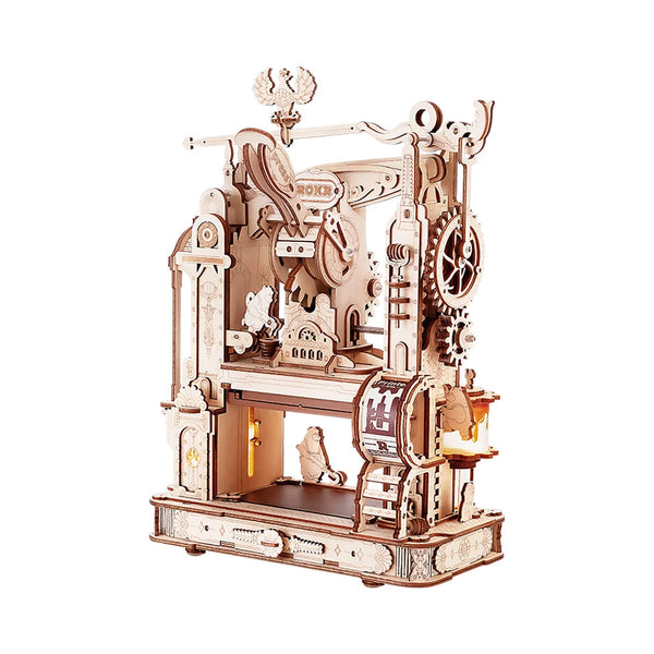 Robotime Rolife - Classic Printing Press — DIY Mechanical 3D Puzzle