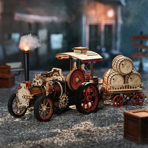 Robotime Steam Engine — DIY Mechanical 3D Puzzle
