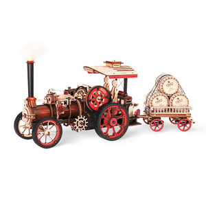 Robotime Steam Engine — DIY Mechanical 3D Puzzle