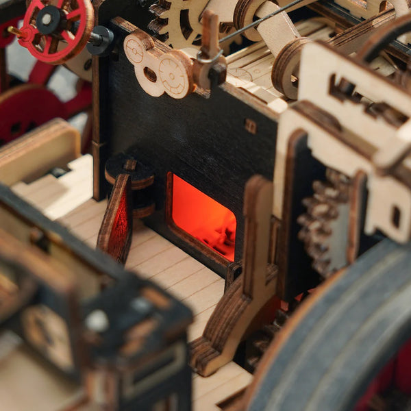 Robotime Steam Engine — DIY Mechanical 3D Puzzle