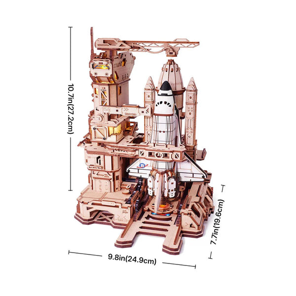 ROKOR-Robotime - Space Shuttle Mechanical 3D Wooden Puzzle