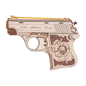 Robotime Mini Gun Toy Wooden 3D Puzzle — Mechanical Puzzles