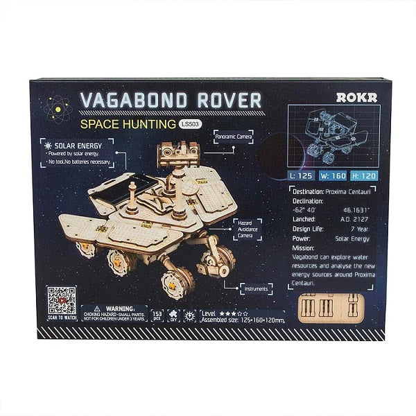 Robotime Space Hunting; Vagabond Rover (Opportunity Rover) — DIY Home Decor
