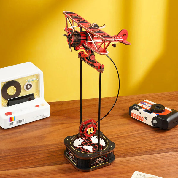 Robotime - Sky Captain Scale Model Vehicle — 3D Wooden Puzzle