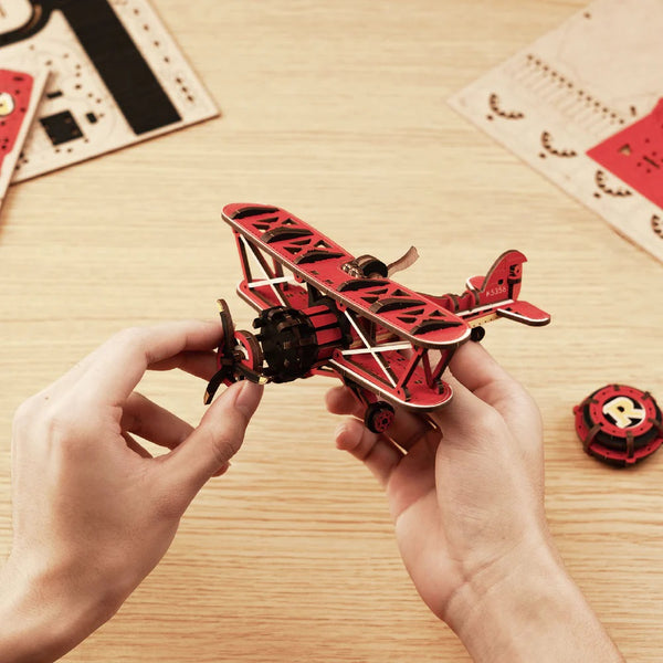 Robotime - Sky Captain Scale Model Vehicle — 3D Wooden Puzzle