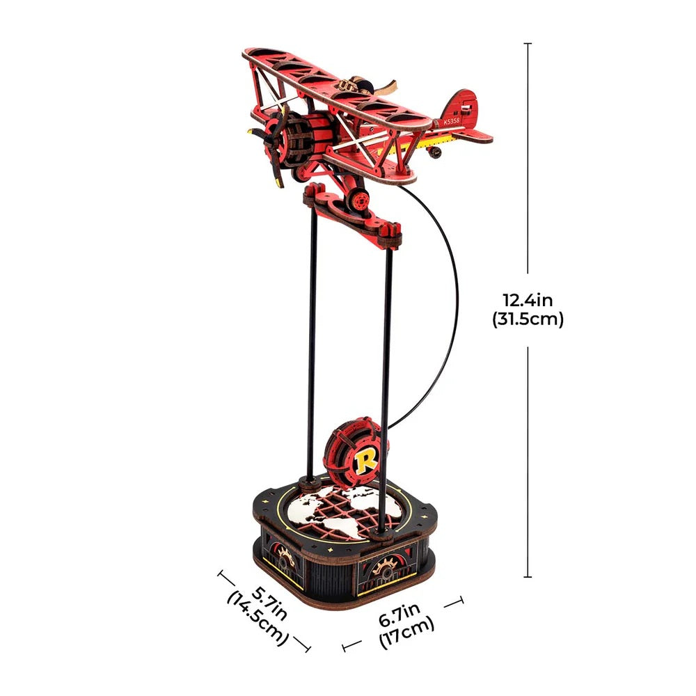 Robotime - Sky Captain Scale Model Vehicle — 3D Wooden Puzzle
