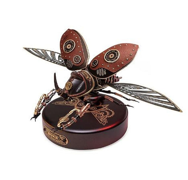 ROKR-Robotime - Mechanical Age; Rhinoceros Beetle — DIY Mechanical 3D Puzzle