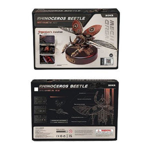ROKR-Robotime - Mechanical Age; Rhinoceros Beetle — DIY Mechanical 3D Puzzle