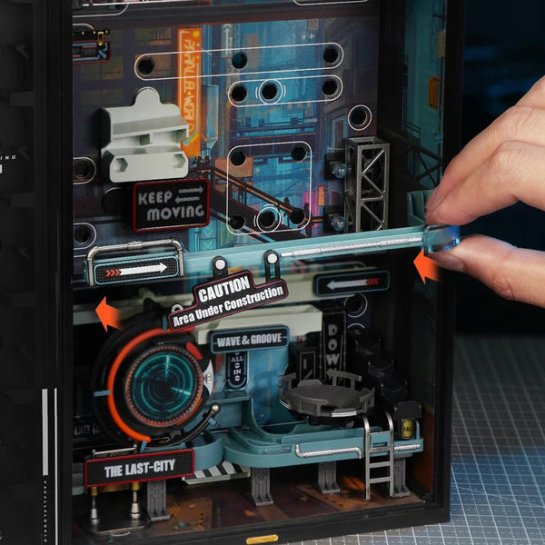 Robotime-ROKR - The Last City Marble Run Mechanical 3D Puzzle