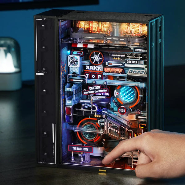 Robotime-ROKR - The Last City Marble Run Mechanical 3D Puzzle