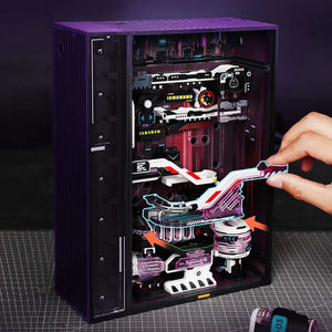 Robotime-ROKR - The Future City Marble Run Mechanical 3D Puzzle — DIY Mechanical 3D Puzzle