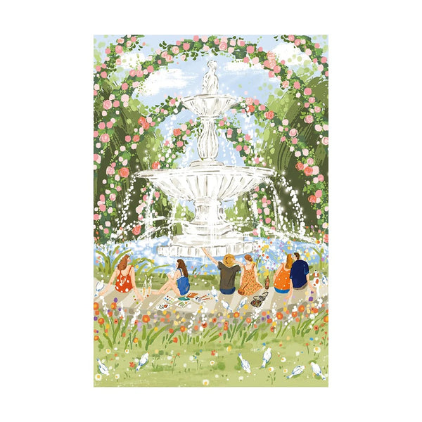Robotime Afternoon Fountain 1000 Piece Jigsaw Puzzle — Wooden Puzzle